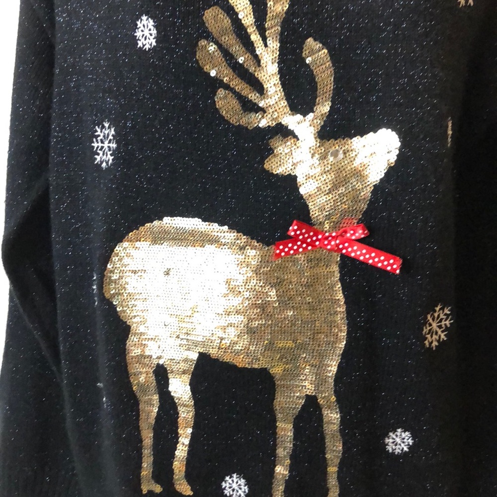 Black Christmas Sweater Size unknown - Picture 2 of 8
